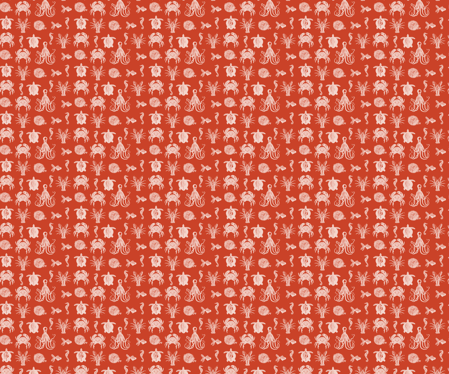 SEA LIFE WALLPAPER SMALL SCALE TOMATO