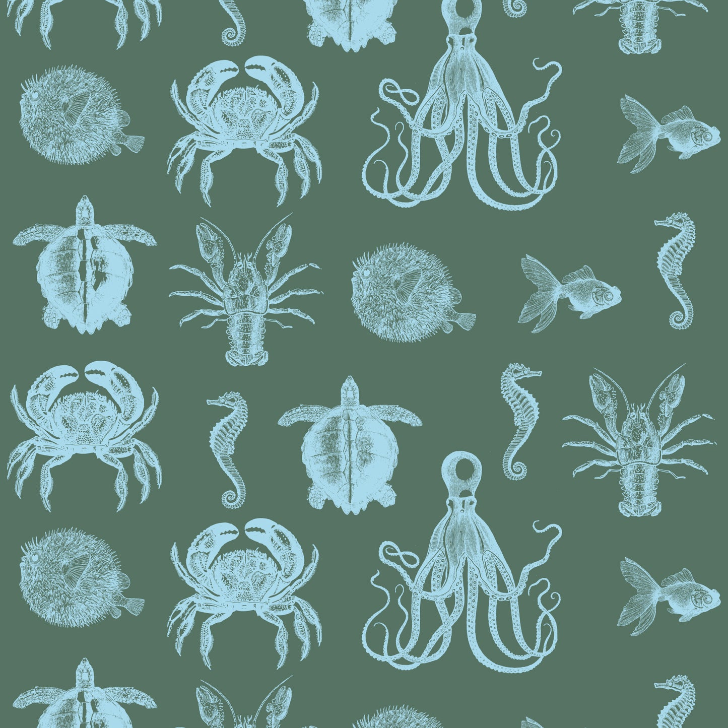 SEA LIFE WALLPAPER SMALL SCALE KELP SAMPLE
