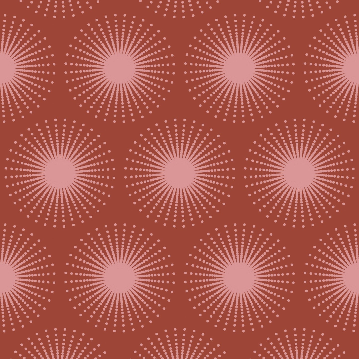 STARBURST WALLPAPER PERSIMMON SAMPLE