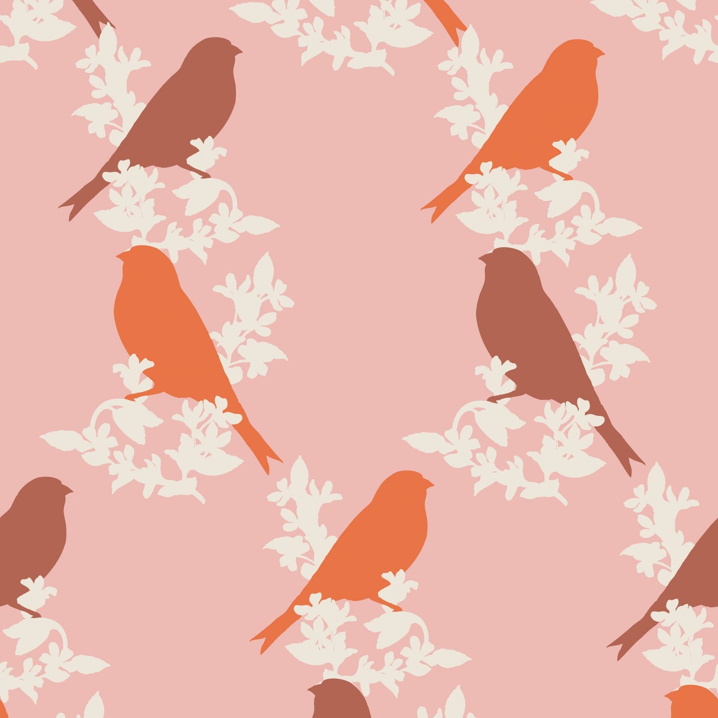 GOLDFINCH WALLPAPER BLUSH SAMPLE