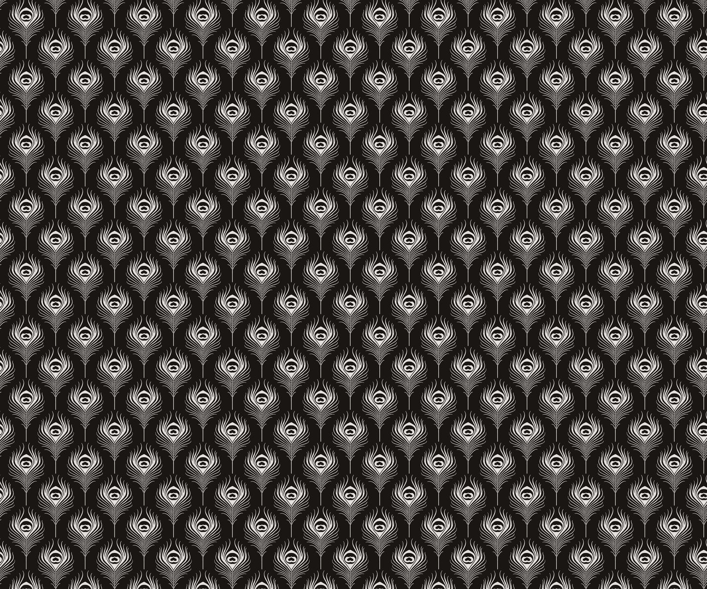 PLUME WALLPAPER EBONY