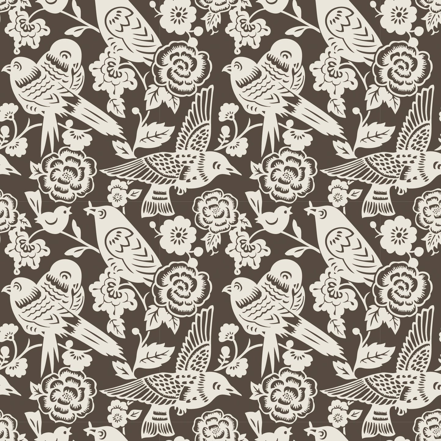 AVIARY WALLPAPER SMALL BARK SAMPLE
