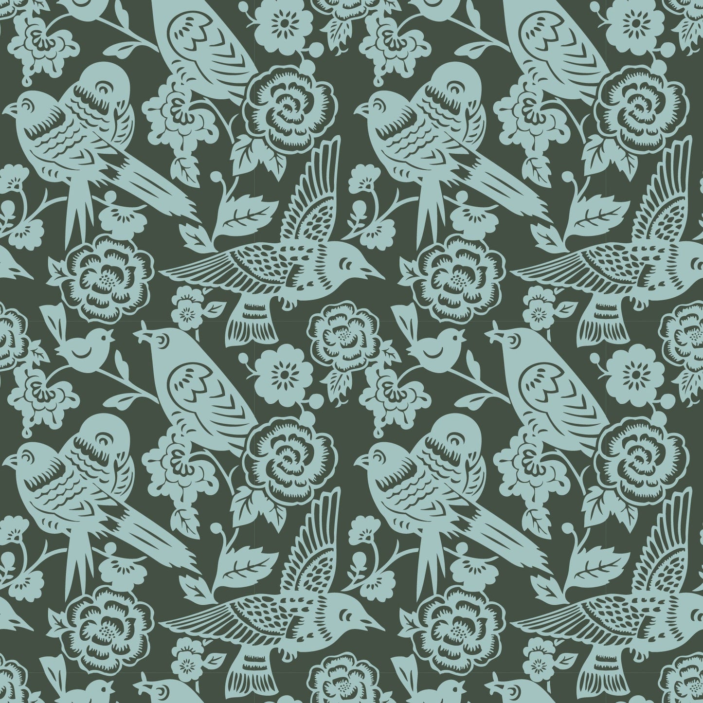 AVIARY WALLPAPER SMALL KELP